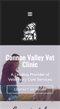 Mobile Screenshot of cannonvalleyvet.com